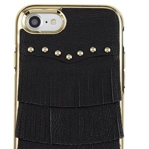 Rebecca Minkoff Leather fringe case for iPhone 7